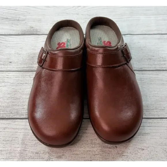 SAS Women’s Teak Clog Tripad Comfort Coolstep Comfort Slides Mules Size 8.5 WW - Picture 5 of 6